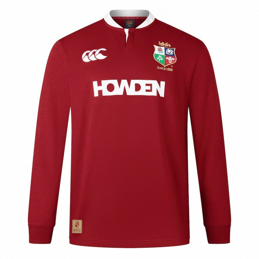 2025 Lions Rugby Long-Sleeve Home Jersey