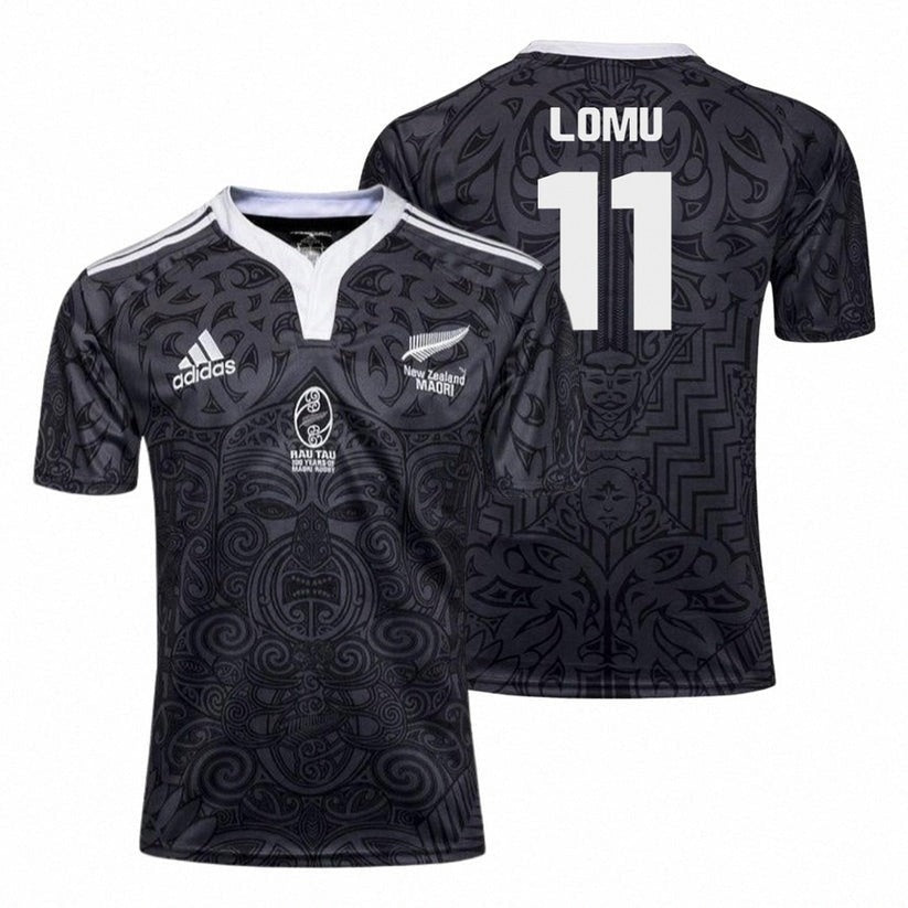 Maori All Blacks 100th Anniversary Personalized Jersey (L.E)