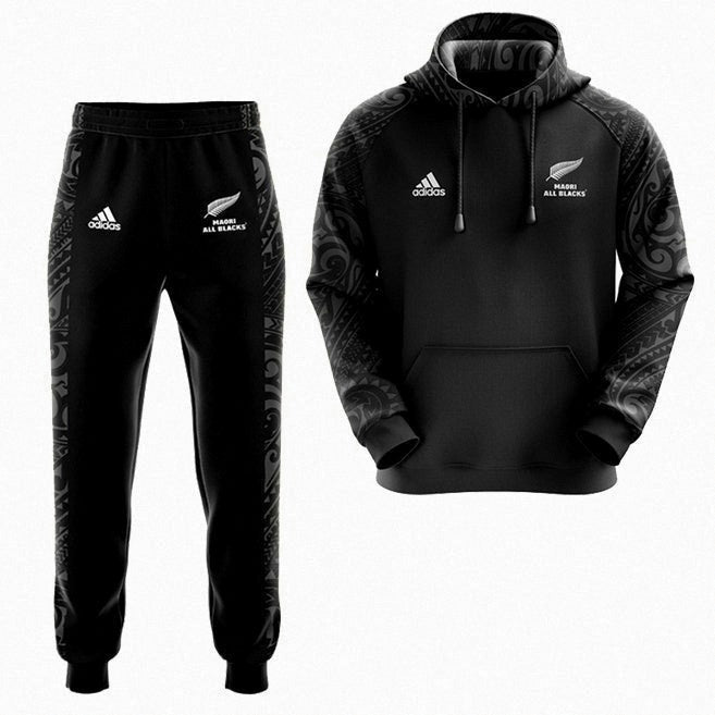 2024 All Blacks Maori Hoodie and Pants Set Personalised